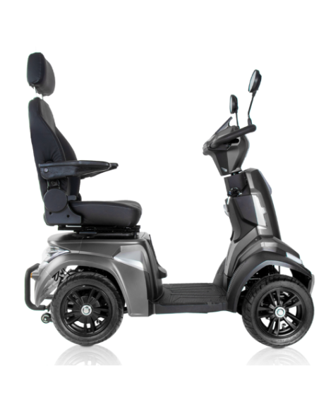 Scooter grande con amortiguaciones y pantalla de 7'' | Gris o Rojo | Madagaskar