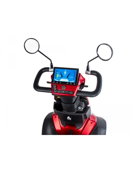 Scooter grande con amortiguaciones y pantalla de 7'' | Gris o Rojo | Madagaskar