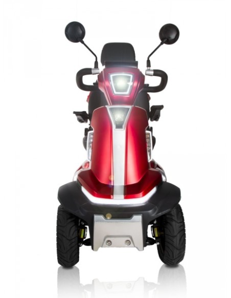 Scooter grande con amortiguaciones y pantalla de 7'' | Gris o Rojo | Madagaskar