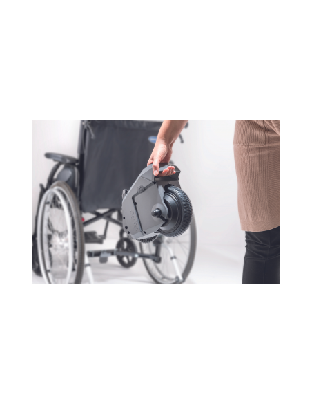 Motor auxiliar eléctrico para sillas de ruedas | Batería de litio recargable | Alber Via Go