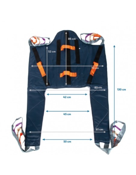 Arnés confort plus o cabezal plus para grúa