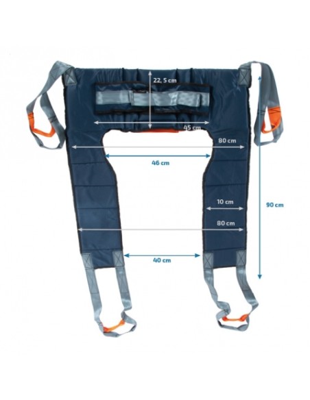 Arnés cambia pañal plus para grúa