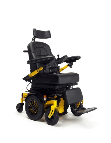 Silla de ruedas eléctrica de tracción central...