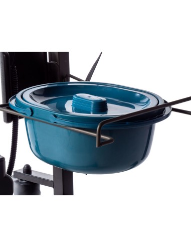 Soporte para cubeta de inodoro para silla grúa...