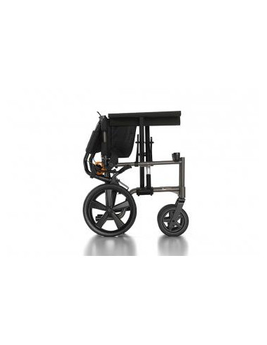 Silla de ruedas plegable de traslado super...