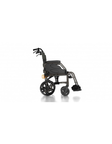 Silla de ruedas plegable de traslado super...