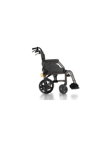 Silla de ruedas plegable de traslado super ligera | Frenos en manetas | Action 2NG Transit Lite