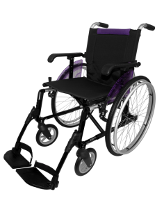 Silla de ruedas plegable FORTA Line | ruedas traseras de... 2