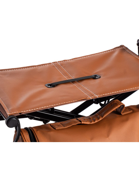 Andador Premium de aluminio ultraligero plegable y regulable, respaldo y asiento | Magnum Pro | Blanco o Azul