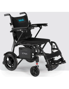 Silla de ruedas eléctrica plegable ultraligera y...