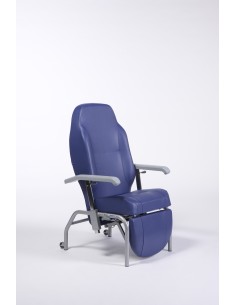 Sillón de descanso 2 funciones con 4 ruedas (con respaldo reclinable y reposapies elevable) "Normandie 2F 4R" 2