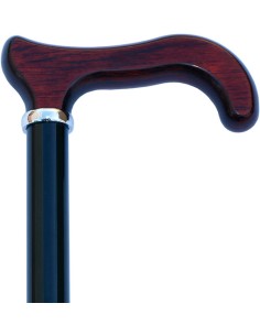 Bastón/Muletilla de paseo con puño de madera 2