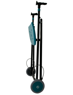 Andador de acero plegable y regulable con asiento AIR-ON... 2