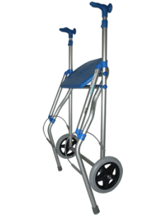 Andador de aluminio plegable y regulable con asiento... 2