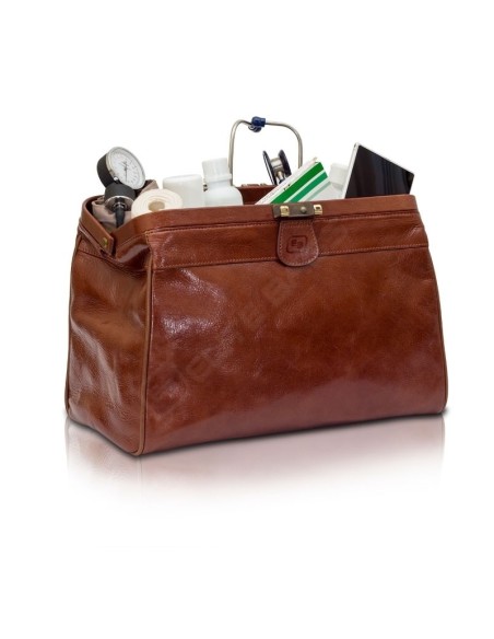 Maletín médico de piel compacto tradicional | Elite Bags