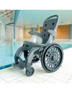 Silla de ruedas para resonancia magnética y acuática "Easy Roller"