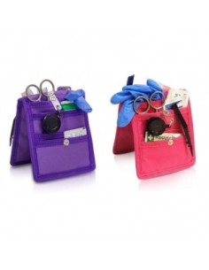 Pack 2 Organizadores de enfermería para bata y/o pijama rosa y morado | KEEN´S Elite Bags