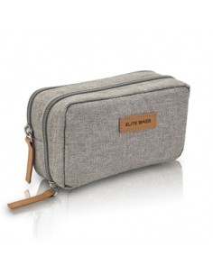 Bolsa-cartera isotérmica para diabético gris