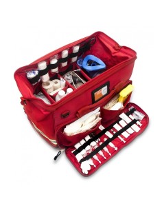 Bolsa de emergencias de soporte vital básico roja 2