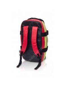 Mochila de soporte vital básico trapezoidal roja 2