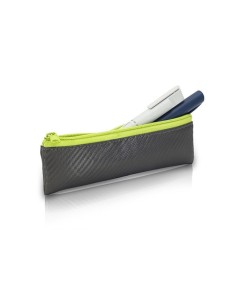 Estuche isotérmico porta insulina plastificado gris-lima 2
