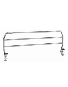 Barandillas plegables de acero cromadas universales de 3 y 4 barras (par)