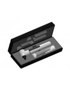 Otoscopio Riester e-scope LED 3,7 V en estuche Blanco (Fibra óptica)